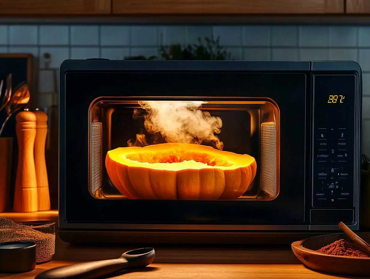 Can you microwave raw pumpkin?