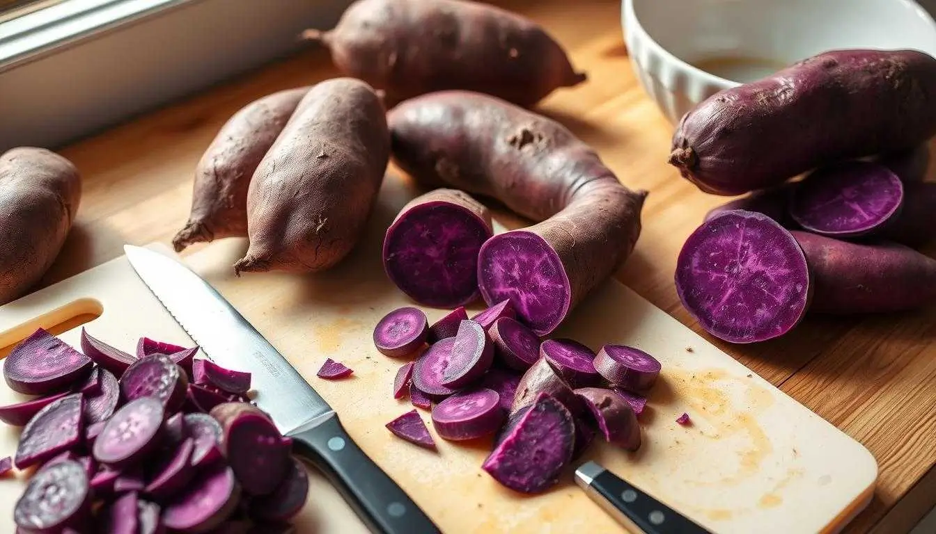 Do purple sweet potatoes have to be peeled?