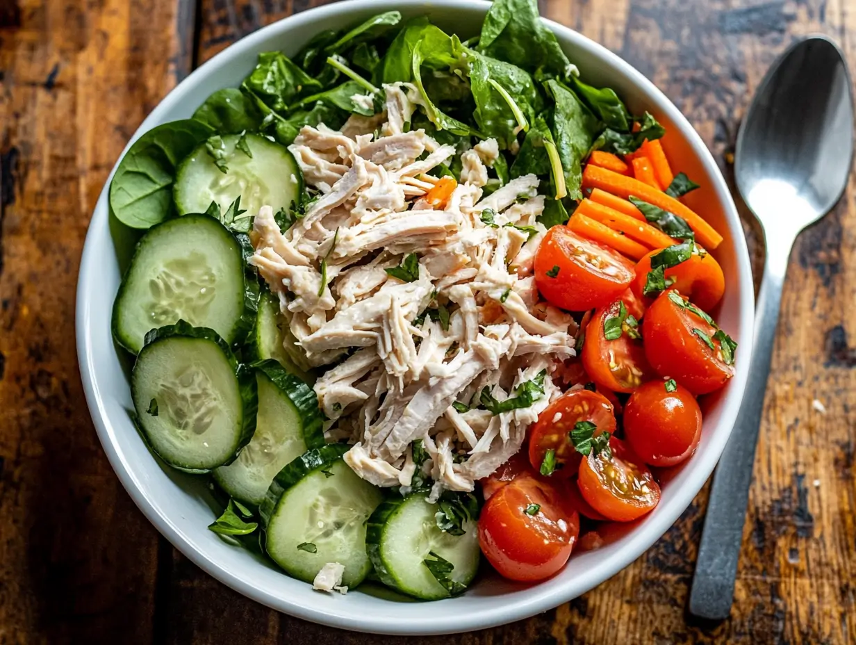 Fresh-Turkey-Salad-with-Vinaigrette