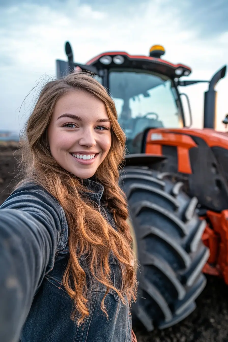 AMY PICTURE IN THE FIELD